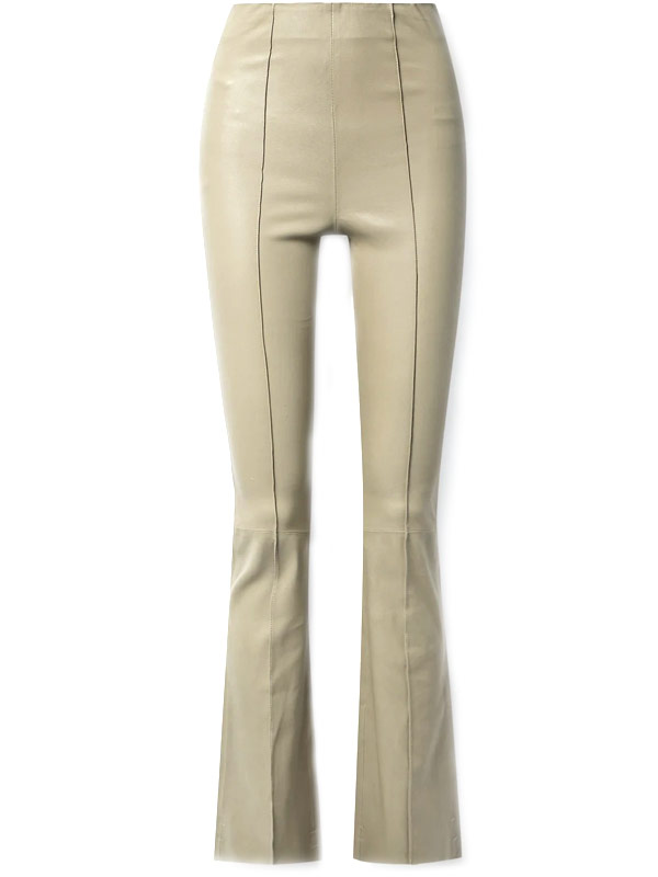 Leather flared pants, Remain Birger Christensen